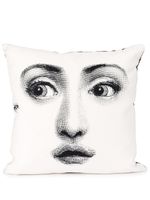 Fornasetti Ape photograph-print cushion - Noir