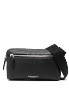 Aspinal Of London sacoche Reporter Compact en cuir - Noir