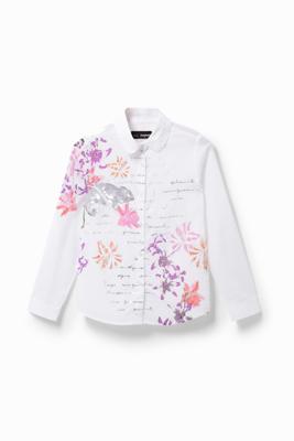 Shirt met print en teksten - WHITE - 11/12 Shirt met print en teksten - WHITE - 11/12