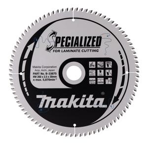 Makita Accessoires Afkortzaagblad Laminaat 260X30X2,5 84T5G - B-33875