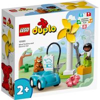 10985 Lego Duplo Windmolen En Elektrische Auto - thumbnail