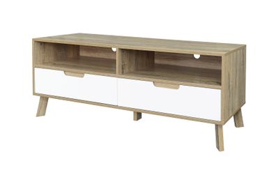 Artistiq TV-meubel 'Gonzalo' 140cm, kleur Naturel / Wit