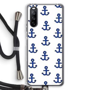 Ankers: Sony Sony Xperia 10 III Transparant Hoesje met koord