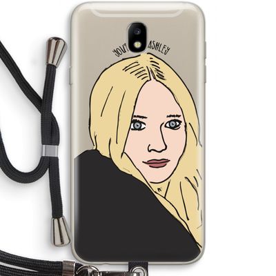 Ashley: Samsung Galaxy J7 (2017) Transparant Hoesje met koord