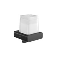 Zeepdispenser Geesa Shift | 200 ml | Met gesatineerd glas | Zwart Zeepdispenser Geesa Shift | 200 ml | Met gesatineerd glas | Zwart