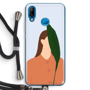 Leaf: Huawei P20 Lite Transparant Hoesje met koord