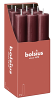 Bolsius Rustiek Tafelkaars XL Red Velvet Bolsius Rustiek Tafelkaars XL Red Velvet