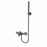 Bad/Douchekraan Aquasplash Colorato Opbouw Thermostatisch Gunmetal Aquasplash