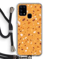 Terrazzo N°24: Samsung Galaxy M31 Transparant Hoesje met koord