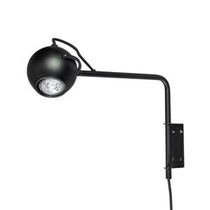 The Eye wandlamp - GU10 - Aan|Uit op kopje - Zwart