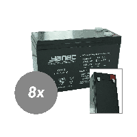 Yanec ups batterij vervangingsset rbc105 (excl. kabels)