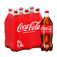 Coca-Cola regular pet (6x 1.5 liter)