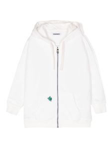 KINDRED hoodie en coton biologique à broderies - Blanc