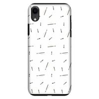 Hipster stripes: iPhone XR Tough Case