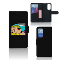 Huawei P40 Wallet Case met Pasjes Popart Oh Yes - thumbnail