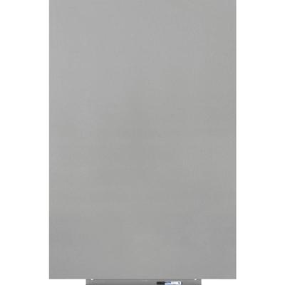 Rocada Whiteboard 6521PRO-9006 (b x h) 150 cm x 100 cm Grijs Kunststof coating Incl. opbergbakje, Horizontaal- of verticaalformaat