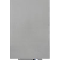 Rocada Whiteboard 6521PRO-9006 (b x h) 150 cm x 100 cm Grijs Kunststof coating Incl. opbergbakje, Horizontaal- of verticaalformaat