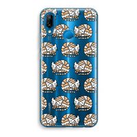 Slapende poes: Huawei P20 Lite Transparant Hoesje