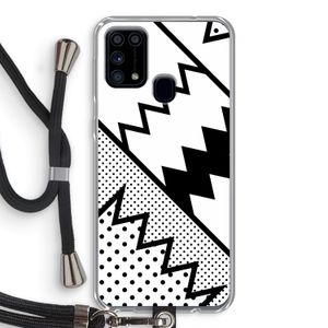 Pop Art #5: Samsung Galaxy M31 Transparant Hoesje met koord