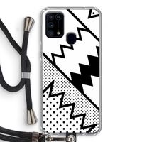 Pop Art #5: Samsung Galaxy M31 Transparant Hoesje met koord
