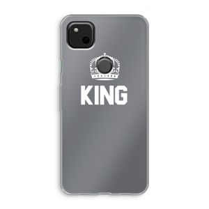 King zwart: Google Pixel 4a Transparant Hoesje