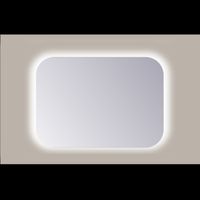 Spiegel Rechthoek Sanicare Q-Mirrors Afgeronde Hoeken 60x100 cm PP Geslepen LED Warm White Zonder Sensor Sanicare - thumbnail