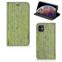 Apple iPhone 11 Book | Wallet Case | Green Wood