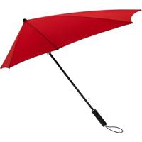 STORMaxi storm paraplu windproof - rood - 100 cm - aerodynamisch