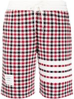 Thom Browne short à carreaux - Rouge
