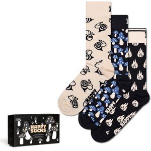 Happy Sock Monochrome Magic Socks Gift Set 3 stuks