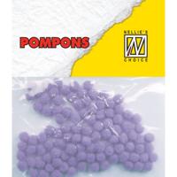 Nellie's Choice • pompoms mini 3mm 100stuks/pkg col. md-1914 light purple