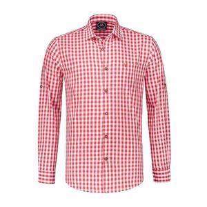 Rood-wit ruit blouse