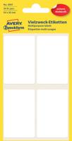 Etiket avery 3087 54x35mm wit 24st | 10 stuks