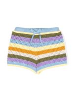 ZIMMERMANN short en maille à rayures - Multicolore