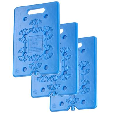 Koelelementen - 3x - 600 ml - blauw - 20 x 30 cm