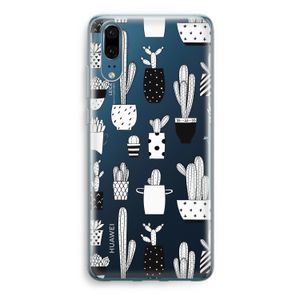 Cactusmotief: Huawei P20 Transparant Hoesje