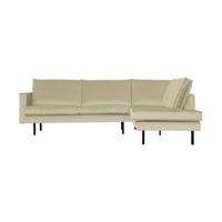 WOOOD Rodeo hoekbank rechts velvet Pistache