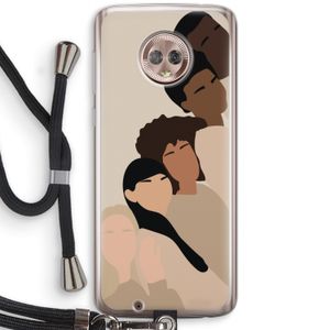 Sweet creatures: Motorola Moto G6 Transparant Hoesje met koord
