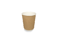 Kartonnen koffiebeker 177cc 7oz Ripple Kraft