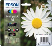 Epson inktcartridge 18, 175 pagina's, OEM C13T18064012, 4 kleuren - thumbnail