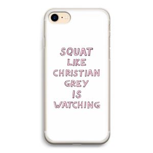 Christian Grey: iPhone 7 Transparant Hoesje