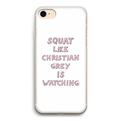 Christian Grey: iPhone 7 Transparant Hoesje