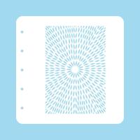 Nellie's Choice • various a6 stencil burst