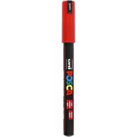 Uni-Posca Posca marker, afm pc-1mr, lijndikte 0,7 mm, extra-fijn, rood, 1 stuk