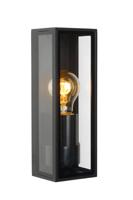 Lucide DUKAN - Wandlamp Binnen/Buiten - 1xE27 - IP65 - Zwart