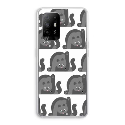 Cats: Oppo A94 5G Transparant Hoesje