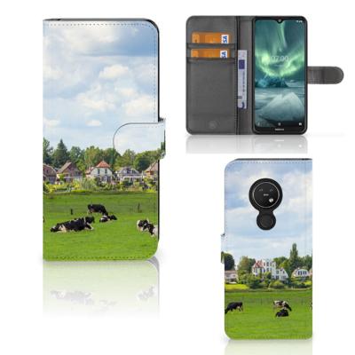 Nokia 7.2 | Nokia 6.2 | Telefoonhoesje | Met pasjeshouder | Koeien