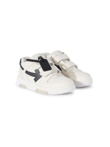 Off-White Kids baskets Out of Office à fermeture scratch - Blanc