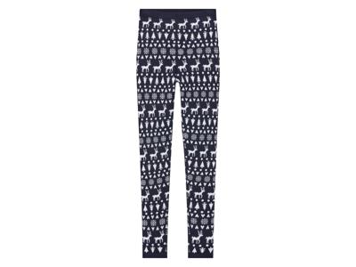pepperts! Gebreide kinder legging (158/164, Blauw)