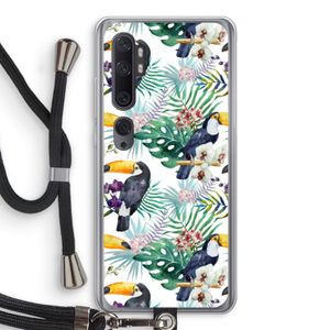 Tukans: Xiaomi Mi Note 10 Transparant Hoesje met koord